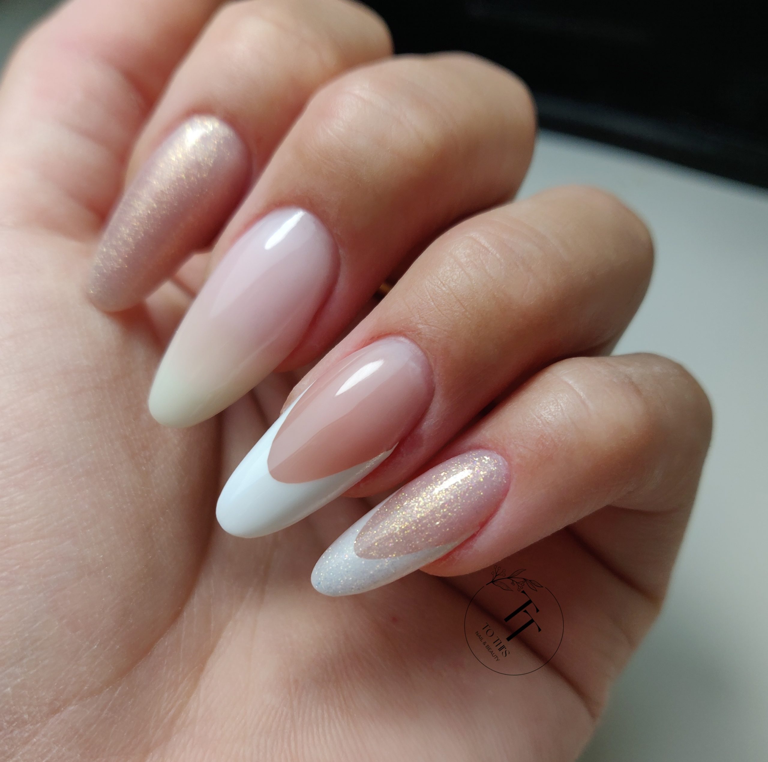 Nude Almond Nails